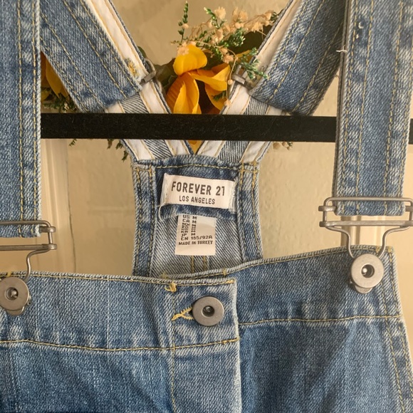 Denim Overall Dress - Picture 3 of 7